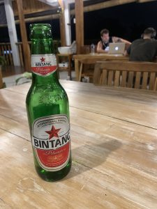 First Beer in Bali, Indonesia
