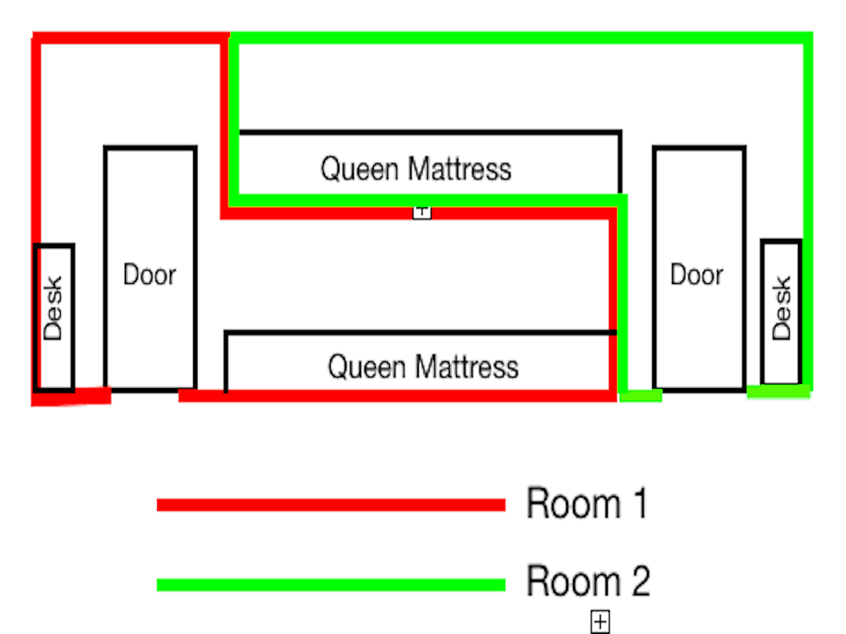 Queen Capsule Room Diagram