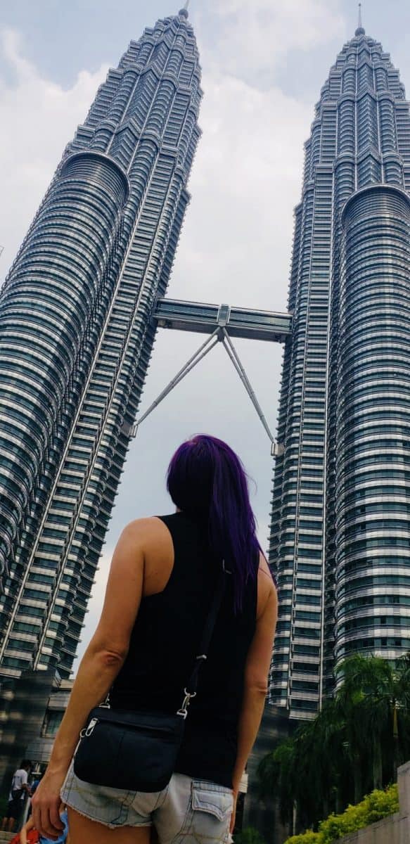 View from bottom of Petronas Twin Towers