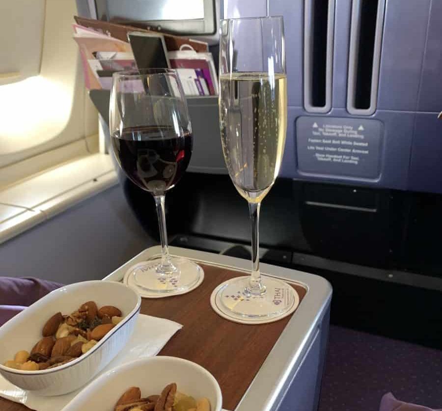 Thai Airways 747-400 First Course