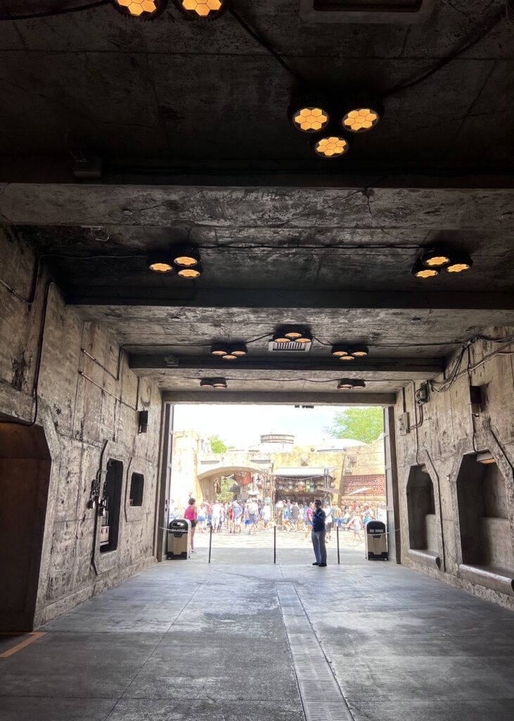 Private entrance to Batuu when on Disney's Star Wars: Galactic Starcruiser