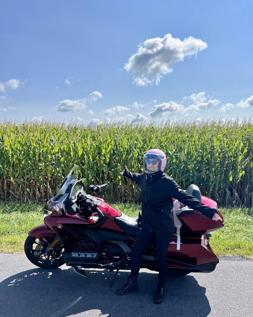 Corn Field on our Cross-Country Motorcycle Trip