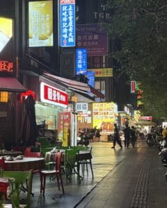 Streets in Guangzhou, China