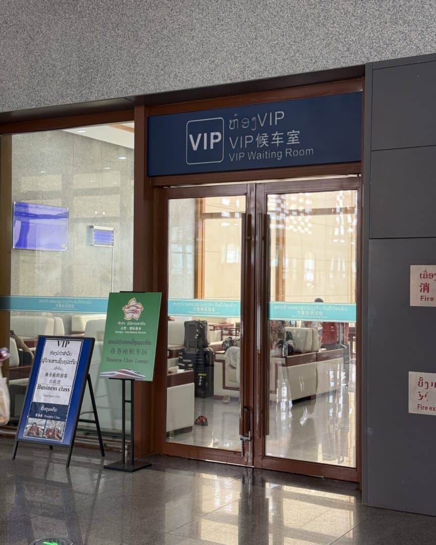VIP Lounge Vientiane, Laos Train Station