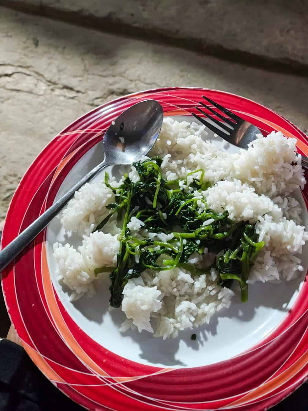 Food at Buscalan Grandzion Homestay, Buscalan Village