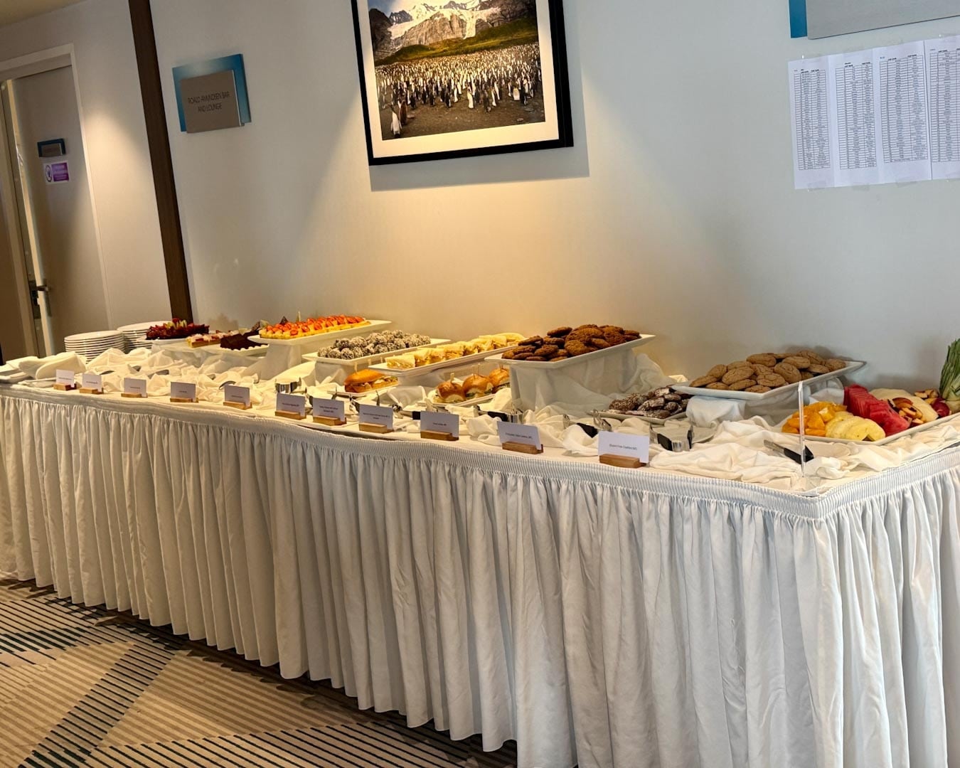 Afternoon Tea on Sea Days Ocean Albatros Food Ocean Albatros Antartica