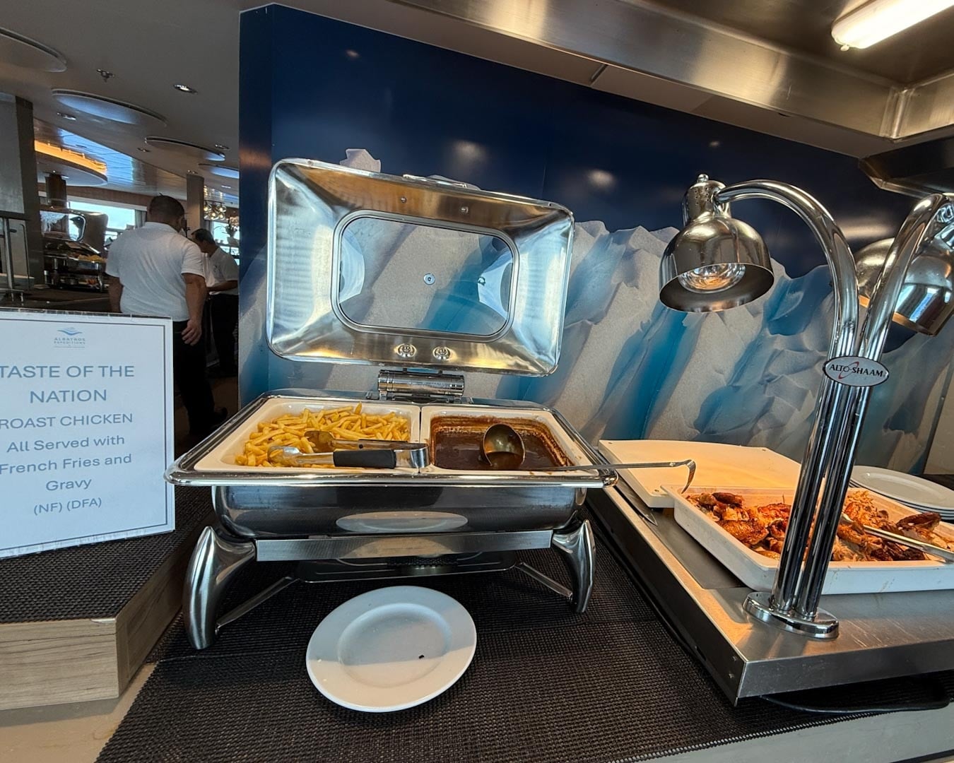 Dining on the Ocean Albatros in Antarctica
